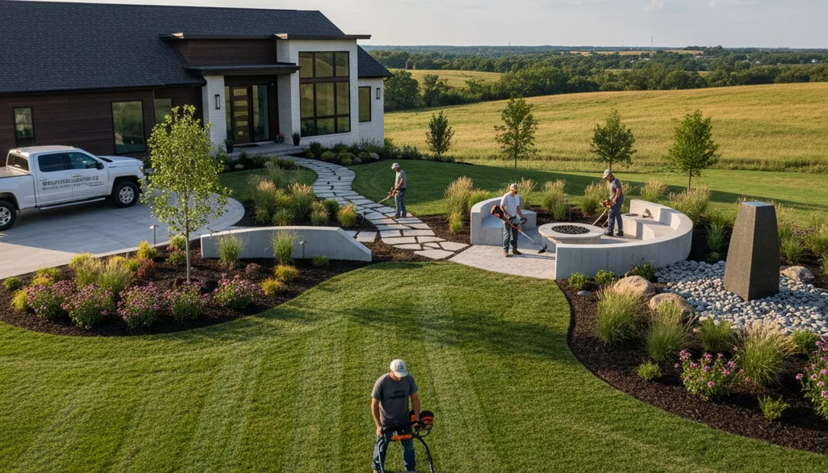 Landscaping services in Overland Park, KS for residential and commercial outdoor spaces