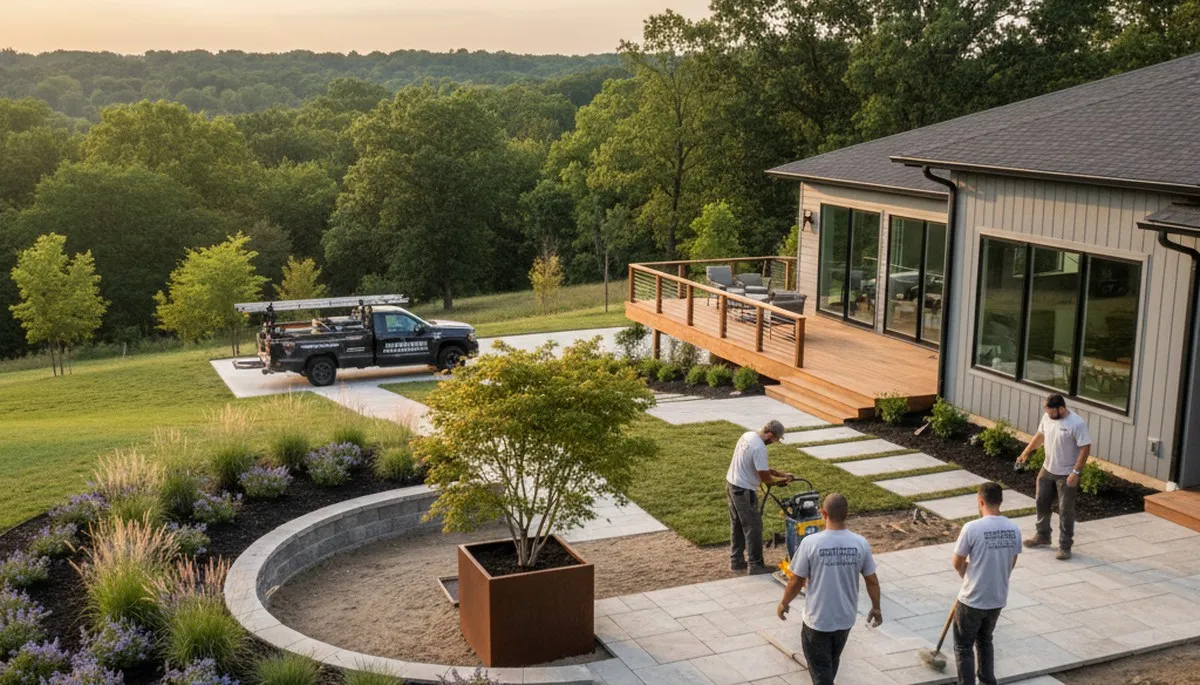 Landscaping services in Overland Park, KS for residential and commercial properties